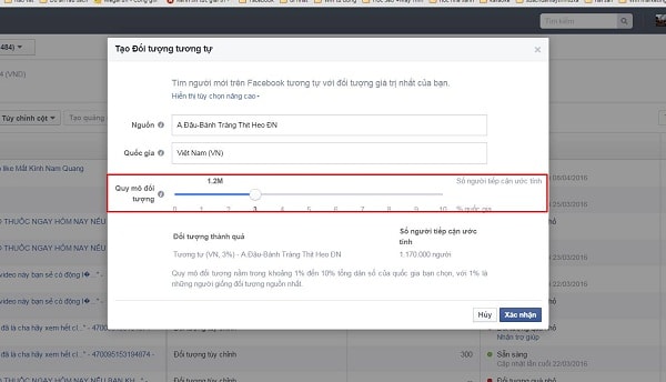 Tạo tệp đối tượng tùy chỉnh trong quảng cáo facebook Tạo tệp đối tượng tùy chỉnh trong quảng cáo facebook