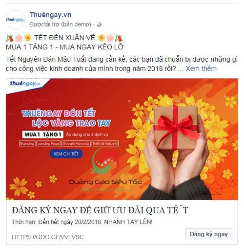 Khả năng hiển thị quảng cáo được quyết định 100% bởi giá thầu