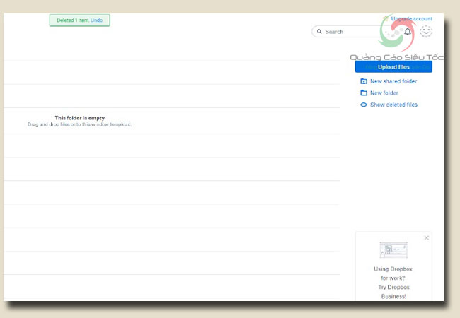 Hướng dẫn sử dụng dropbox để lưu trữ tập tin