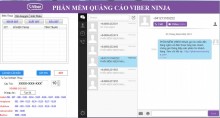 Ninja Viber - Phần Mềm Quảng Cáo Mới Trên Viber Ninja Viber - Phần Mềm Quảng Cáo Mới Trên Viber