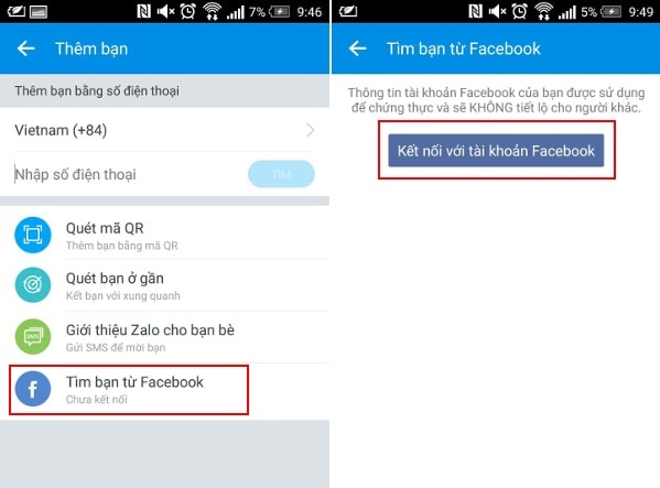 tim ban be tren zalo