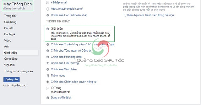 hướng dẫn seo fanpage facebook chi tiết